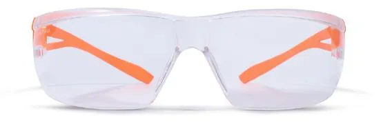 Zekler Safety Glasses clear 36 Hi-Vis orange