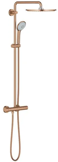 Grohe Euphoria 310 shower system, brushed warm sunset