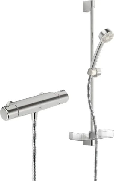 Oras Apollo shower set with Nova thermostatic mixer, chrome