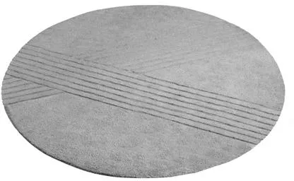 Woud Kyoto Round Rug 250 Grey