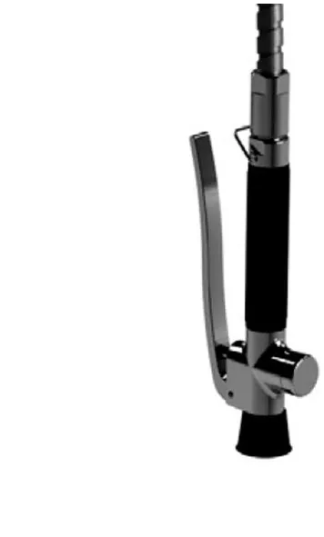 Kriss hand shower for Euroclean commercial kitchen tap single 1/2rg