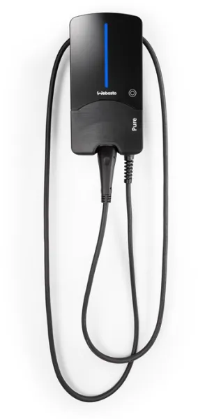Webasto Pure Charging Box 22 kW Type 2 Black Edition with 7 m cable - Integrated Type B residual current protection