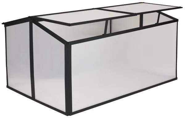 Mini greenhouse black 120x80x57cm