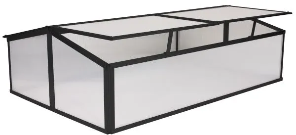 Mini greenhouse black 120x80x37cm