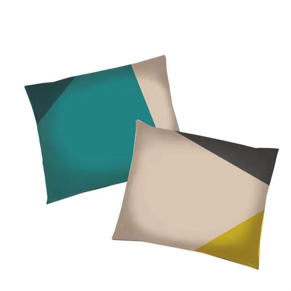 Auping Diagonal AUP Aqua blue - Pillowcase - 60x63 cm