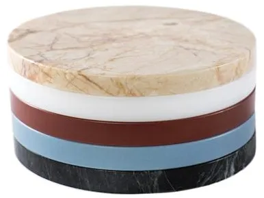 Valerie Objects Five Circles Cutting Board/Trivet Set C Multicoloured