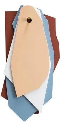 Valerie Objects Cutting Board Cutting Board/Hanger Brown/Blue/White/Pink